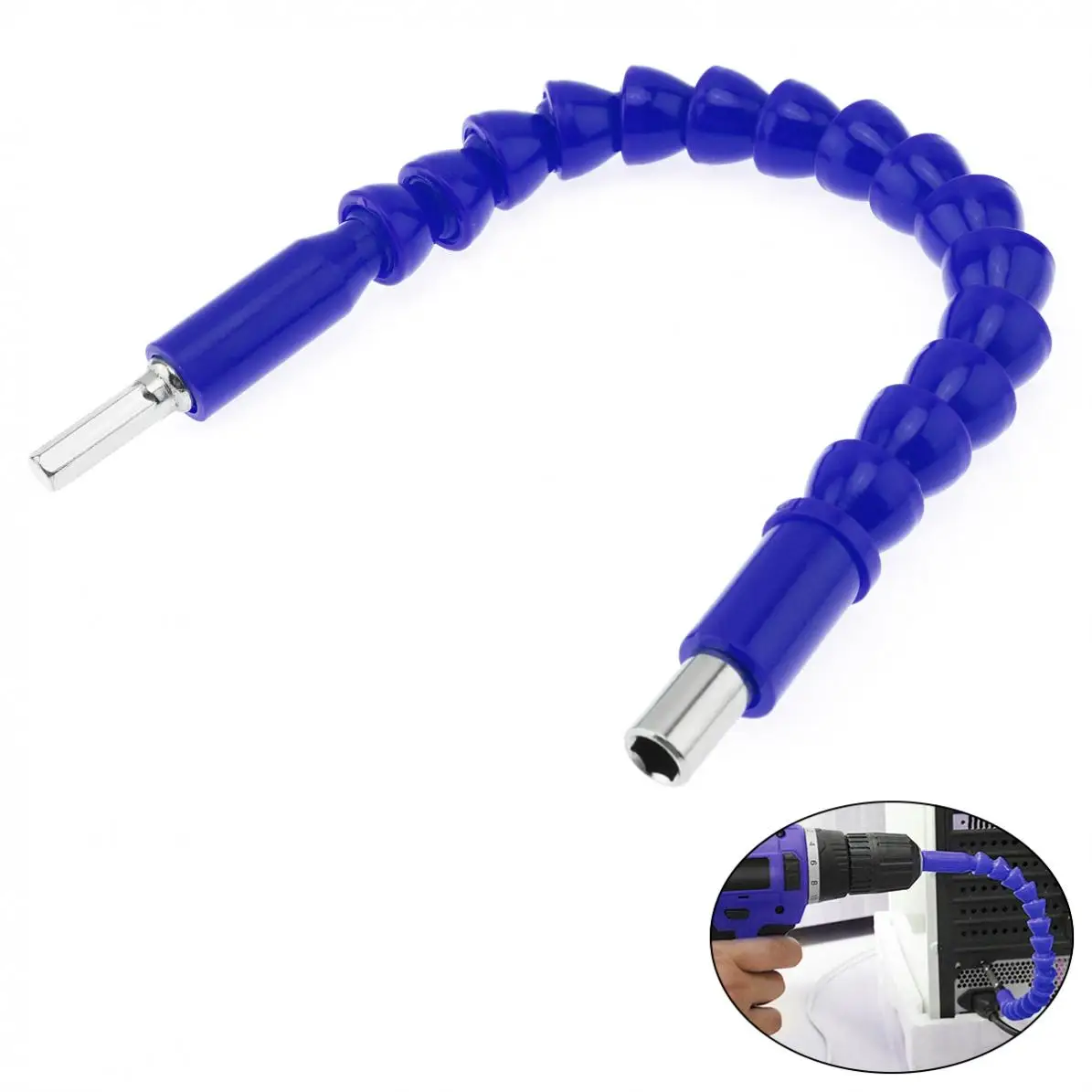 295mm  Screw Shaft Flexible Drill Shaft Electric Drill Extension for the Connection of Screwdriver Head and Electric Drill