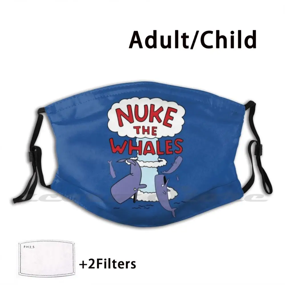 

Nuke The Whales Washable Trending Customized Pm2.5 Filter Mask Homer Lisa Bart Maggie Tv Series Comedy Animation Cartoon Mr