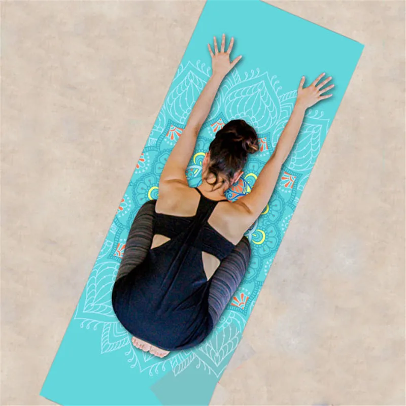 

6mm Thickened TPE Esterilla Yoga 12 Constellation Ejercicio Floor Mat For Sport Fitness Epais Absorb Sweat Breathable