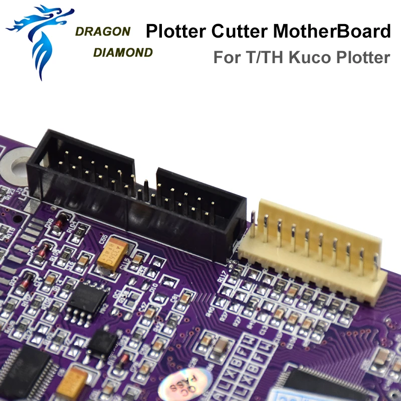 DRAGON DIAMOND KUCO/Teneth Custom Cutting Plotter MainBoard For T / TH series Vinyle Cutter Connector Board