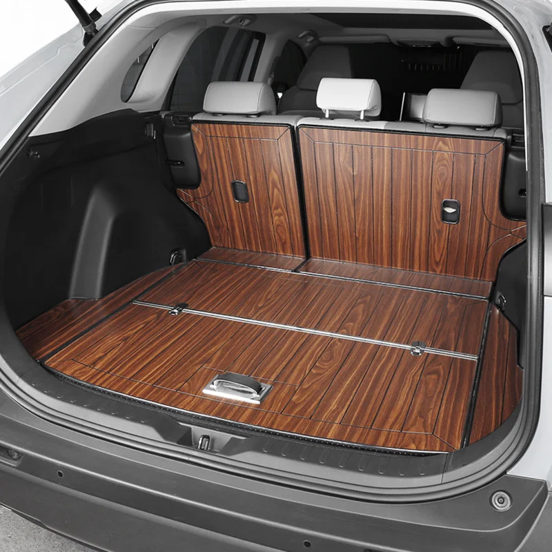 For TOYOTA Rav4 (XA50) 2019-2024 Wooden trunk mat wooden floor special automobile wooden floor ecological board foot pad