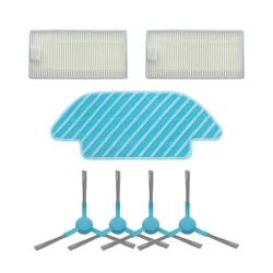 side brush HEPA filters Fabric mop for Conga 4090 4690 4490 5490 series robot vacuum cleaner accessories fabric mop insert kit