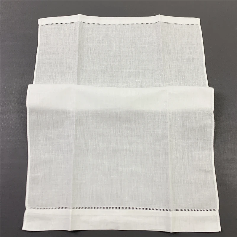 Home Textiles Fashion White Linen Tea Towel -14\