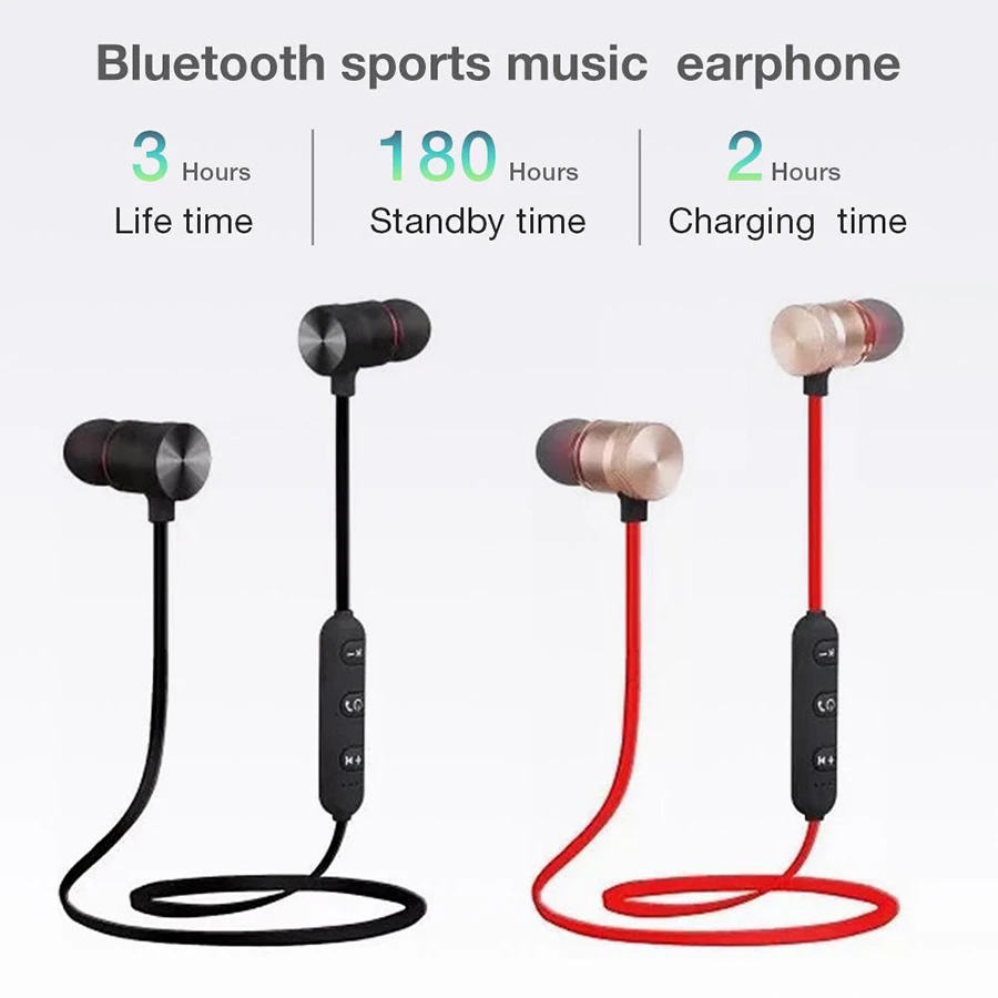 Bluetooth Earphone Sport Handsfree Headphones Wireless headphones Magnetic Headset For IPhone Xiaomi Huawei Honor Samsung Redmi