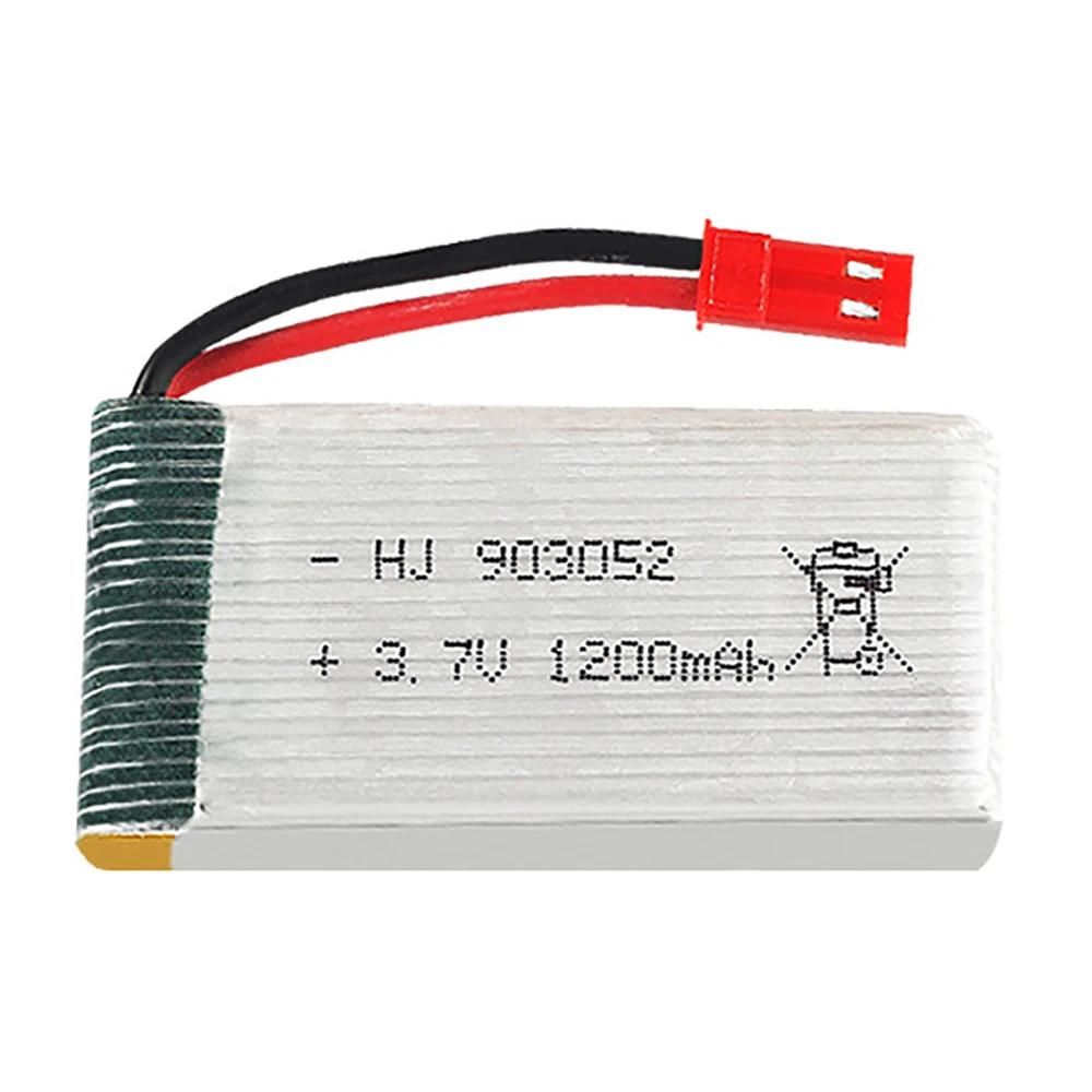 3.7V 1200Mah Lipo Batterij 903052 Jst Plug En 4 In 1 Lader Set Voor H11D H11C Afstandsbediening helikopter Vliegtuigen Batterijen