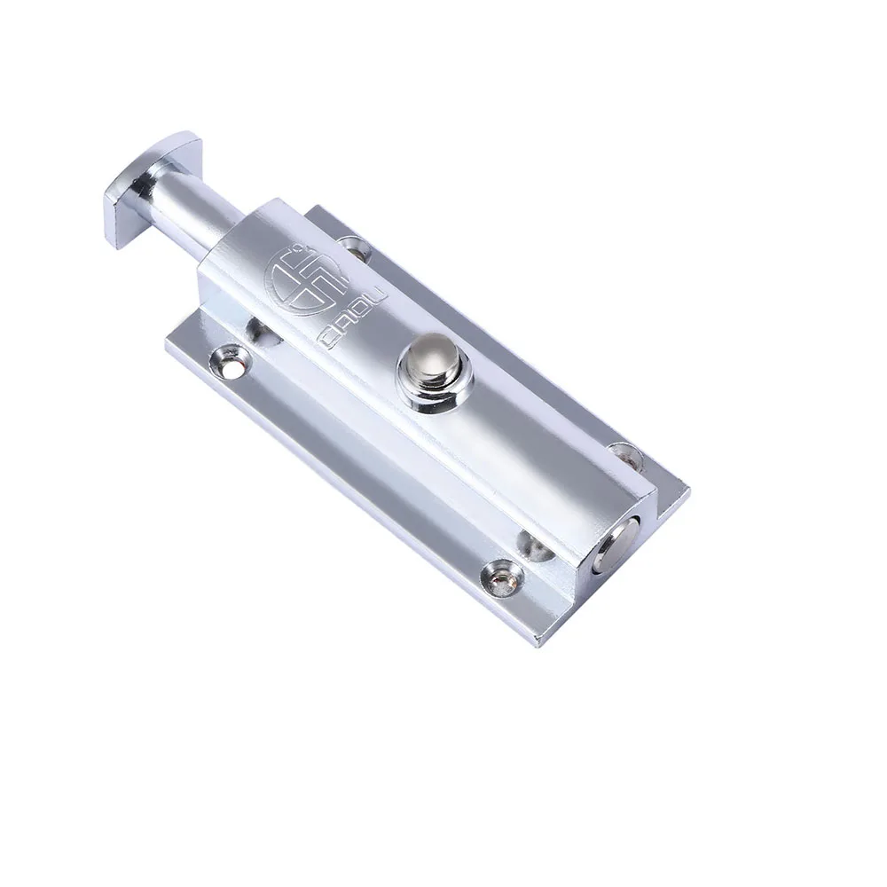 High Quality Home Door Window Zinc Alloy Security Slide Bolt Lock for Bathroom Toilet Spring Latch