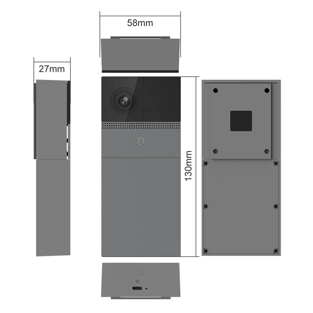 Videocamera campanello WiFi 1080P campanello Smart Wireless citofono sicurezza IP Video per allarme IR domestico IP65 campanello batteria telecamere