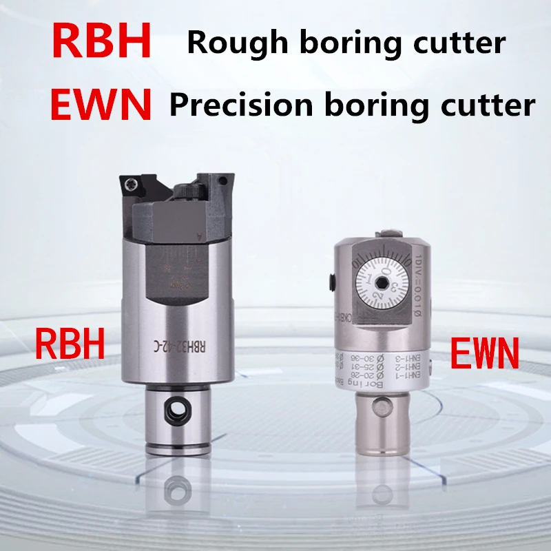 

CNC Adjustable RBH Twin bit RBH 40-55mm Twin-bit Rough Boring Head CCMT09T304 used for BT40 LBK deep holes boring tool New