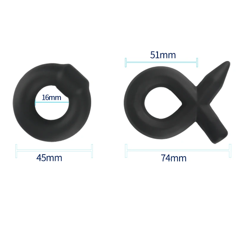 قابل لإعادة الاستخدام تأخير القذف الوقت دائم القضيب الانتصاب القضيب كم الكبار المثيرة لا الهزاز الجنس لعب للرجال منتجات الجنس #6