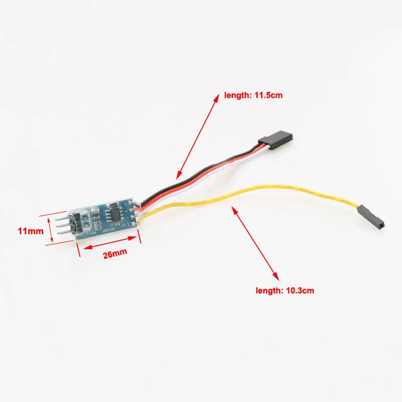 Two-way Mix Control Speed Difference Delta Wing V Tail Debounce Function for DIY RC Model Tank Boat Car Motors Accessories