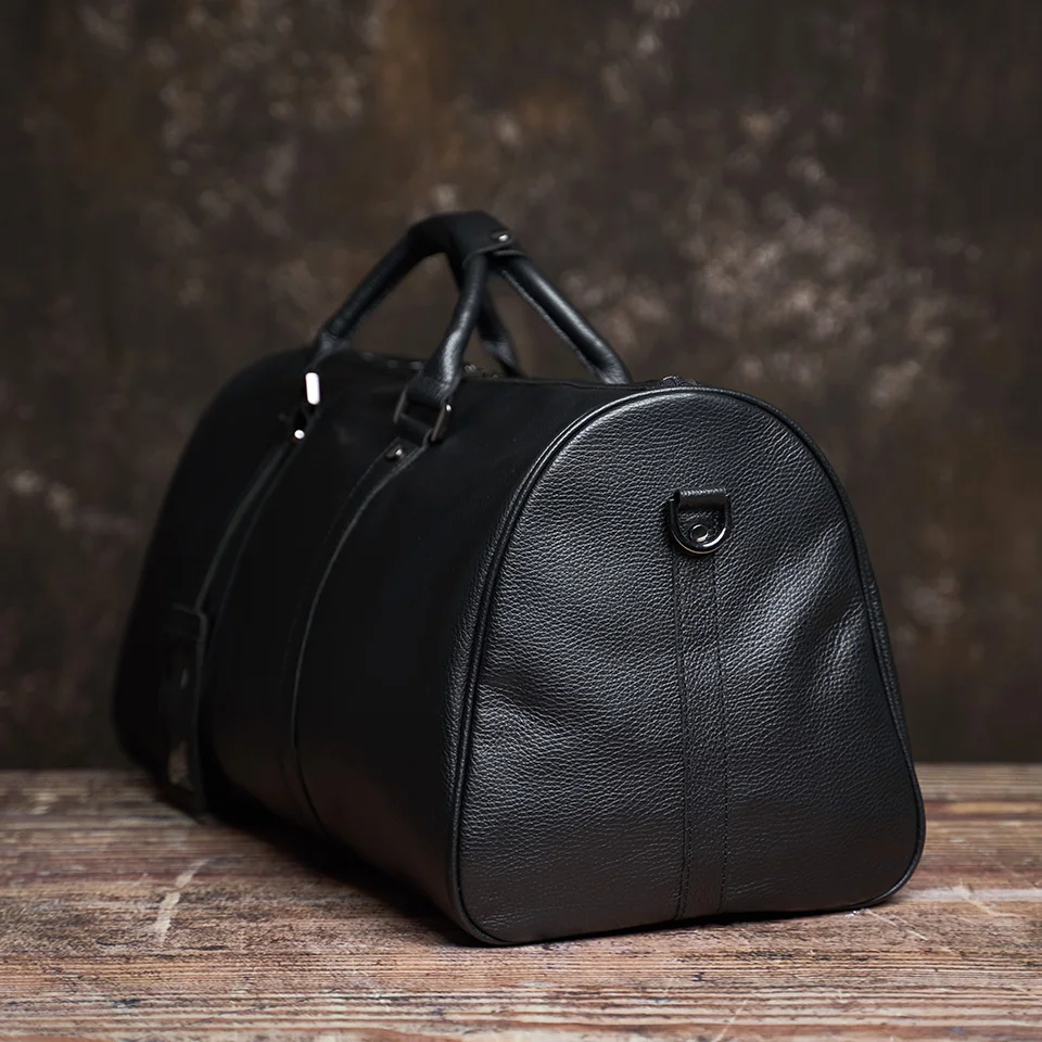 Männer Reisetasche Aus Echtem Leder Casual Hand Gepäck Tasche Hohe Kapazität Duffle Schulter Schuh Tasche Für 17 Zoll Laptop NUPUGOO – Detail 9