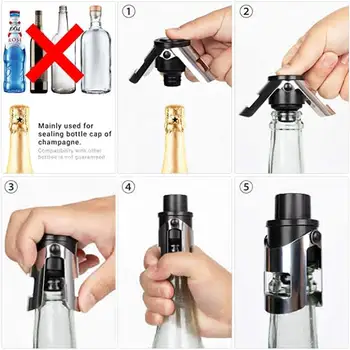 香檳塞,香檳、卡瓦、普羅塞克和氣泡酒瓶封,防漏香檳塞 10 最佳銷售 普羅博特水瓶蓋 - №1