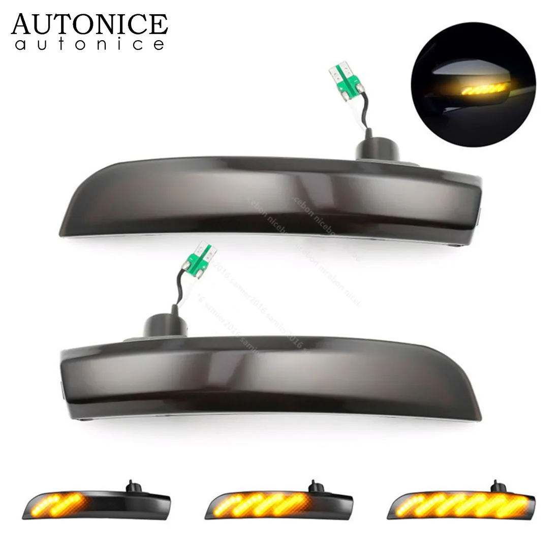 Fit for Ford Focus RS ST MK3 2012-2018 North American Version Turn Signal Clearance Lights Strobe Lights Brake Lights