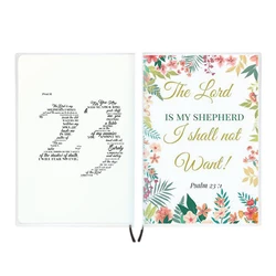 Psalm 23 - The LORD Is My Shepherd - Motivational Quotes Notebook Bible Verse Diary Note Book Filofax For Jesus Christian Gift