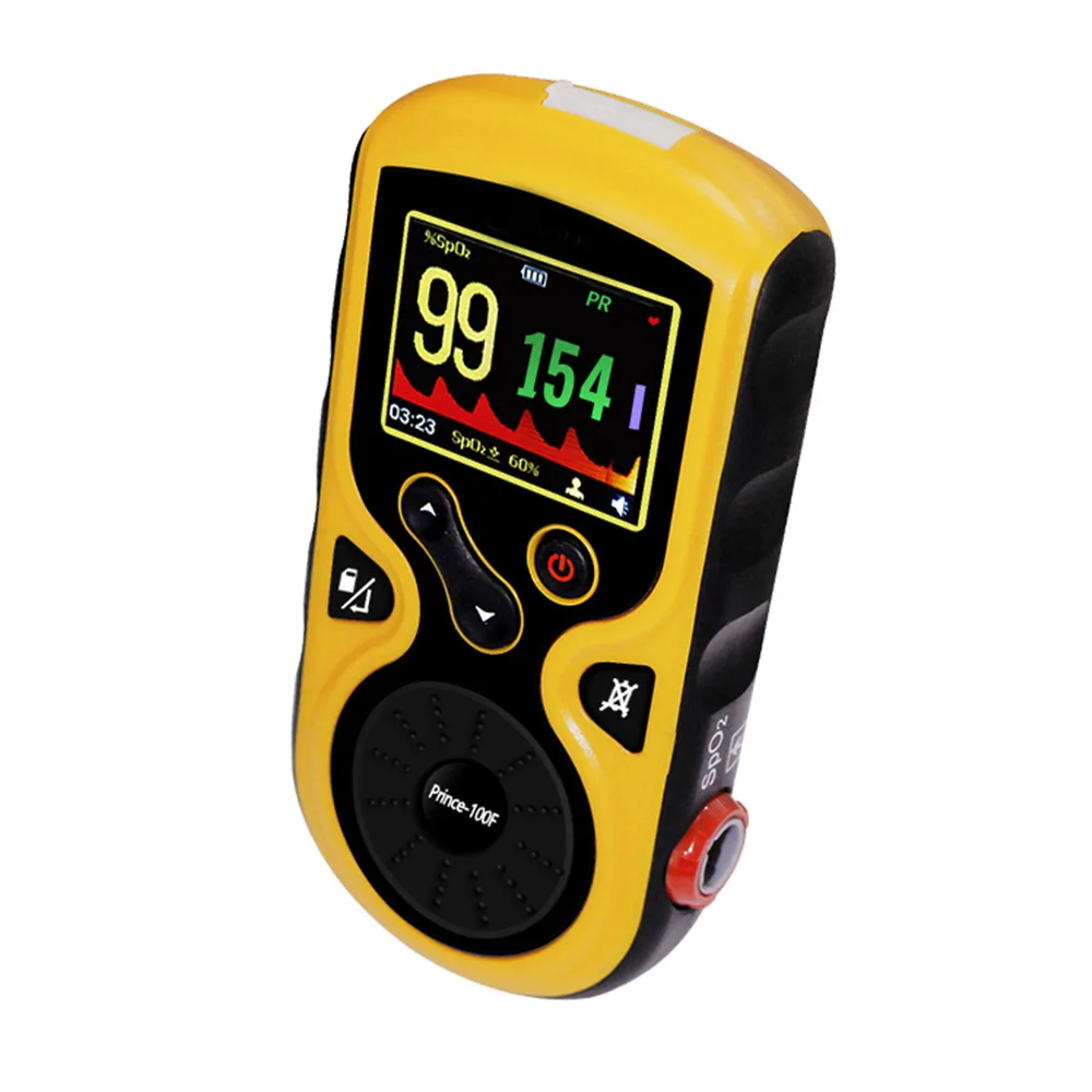 Oxímetro de pulso de palma para bebés y adultos, Detector profesional con modo de recarga, pantalla Oled, SpO2, PR, PI, ECG, Monitor de pacientes