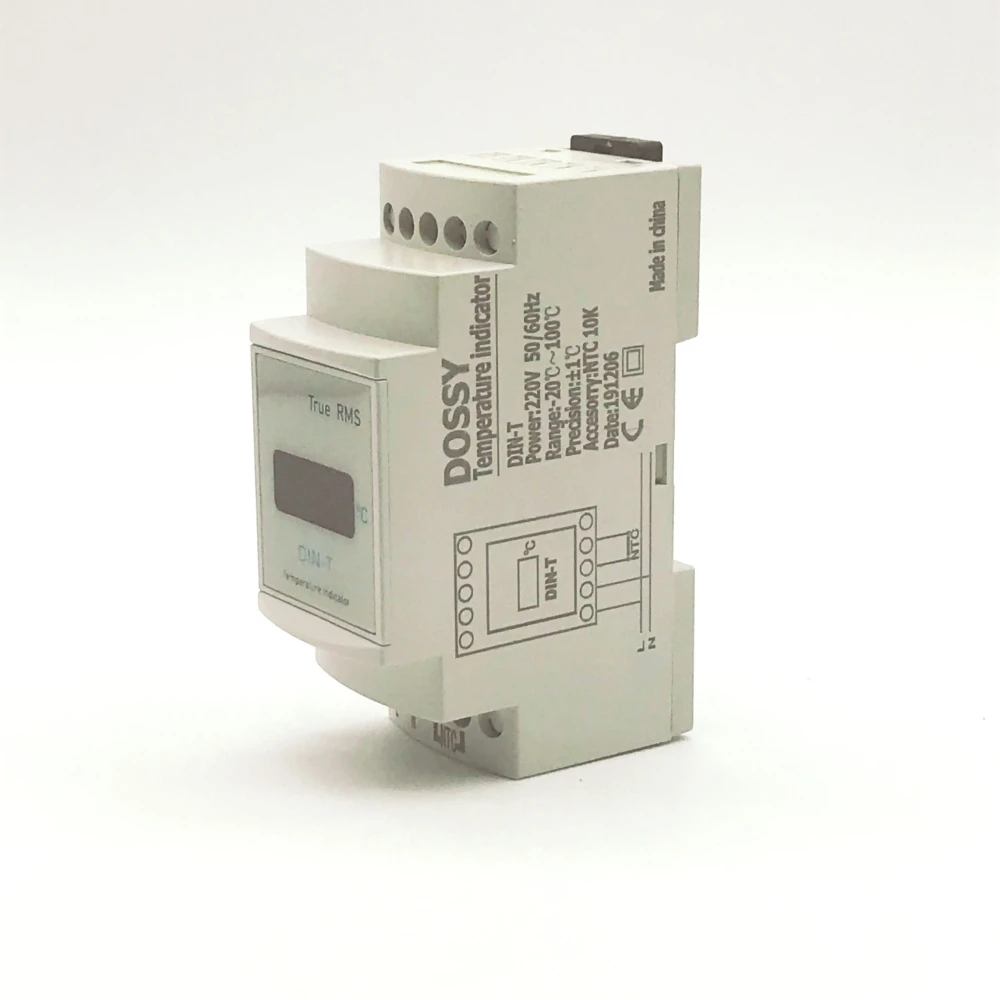 Thermostat DIN-T 220V temperature indicator display temperature of enviroment
