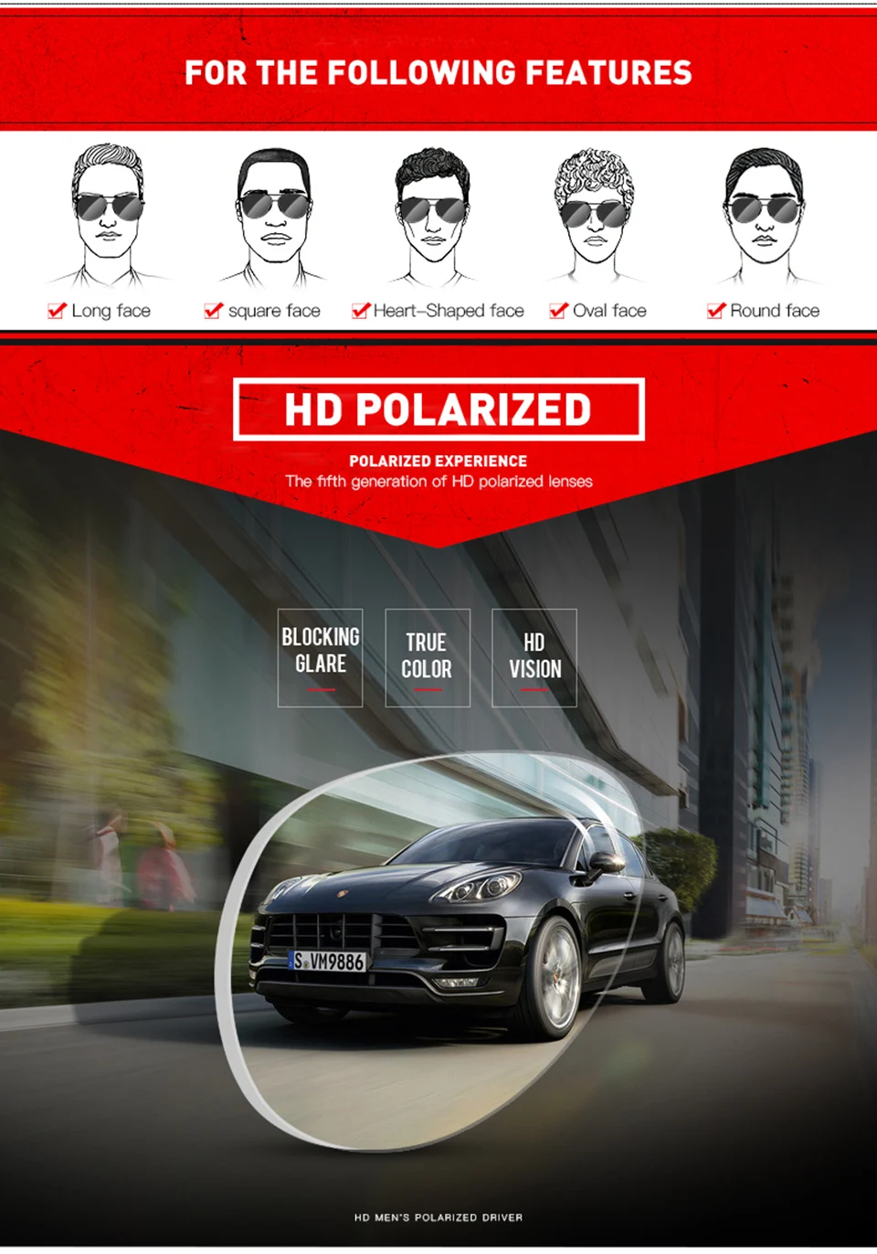 Aluminium Magnesium Photochrome Polarisierte Sonnenbrille Männer Fahren Gläser Tag Nacht Vision Fahrer Brille Oculos De Sol Masculino – Detail 16