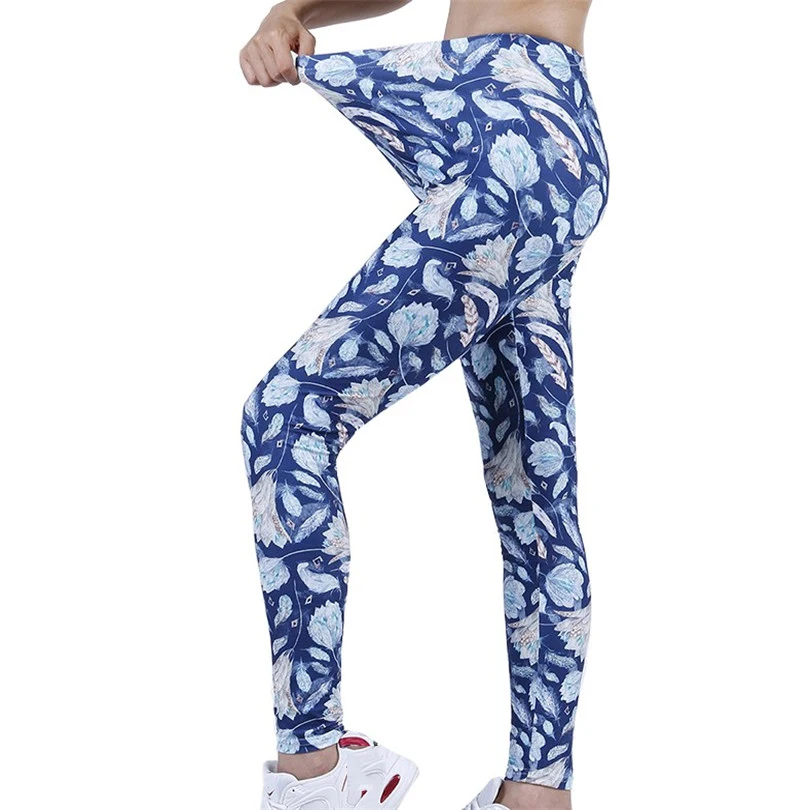 Ysdnchi Leggings Sexy Nieuwe Vrouwen Legging Digital Print Broek Leggins Leisure Jegging Panty Gym Sportkleding Workout Broek