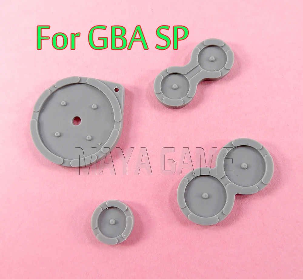 

50sets Conductive Rubber Buttons Pad Kit Replacement For GameBoy Advance GBA SP Game Console Repair Part