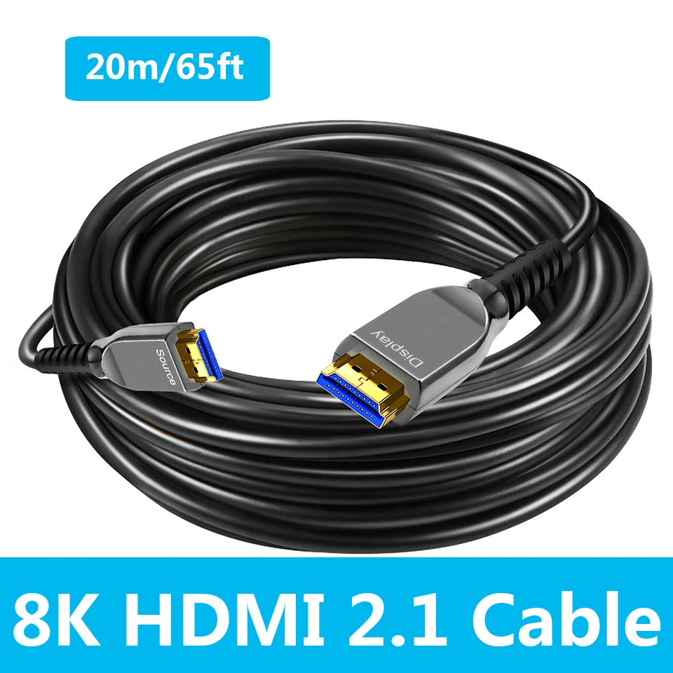 

20M HDMI 2.1 Extension Cable UHD 8K/60Hz HDMI 2.1 Male to Female Cable Extender for PS4 TV Smart Box Projector HDMI Extender