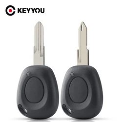 Keyyou Nieuwe 1 Knop Sleutel Fob Remote Shell Case Uncut Blade Voor Renault Megane Scenic Laguna Espace Clio Vervangende Cover