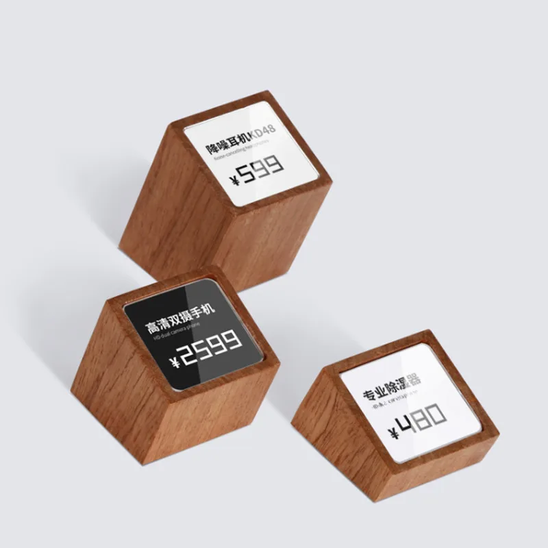 Retail Mini Price Label Card Tag Table Watch Jewelry Price Tags Merchandise Acrylic Sign Holder Display Stand