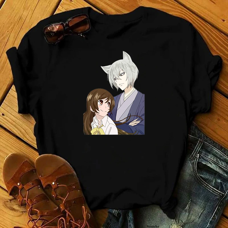 Japanese anime Tomoe and Nanami printed T-shirt summer casual T-shirt manga printing T-shirt kawaii top for men and women 2021