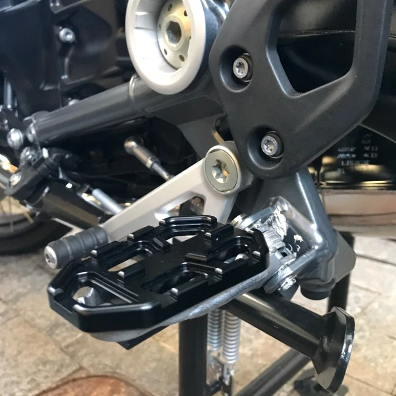 Cnc Billet Breed Voetsteunen Pedalen Rest Voetsteunen Voor Bmw F750GS F850GS G310GS R1200GS S1000XR R Negen T Scrambler R negen T Urban/Gs