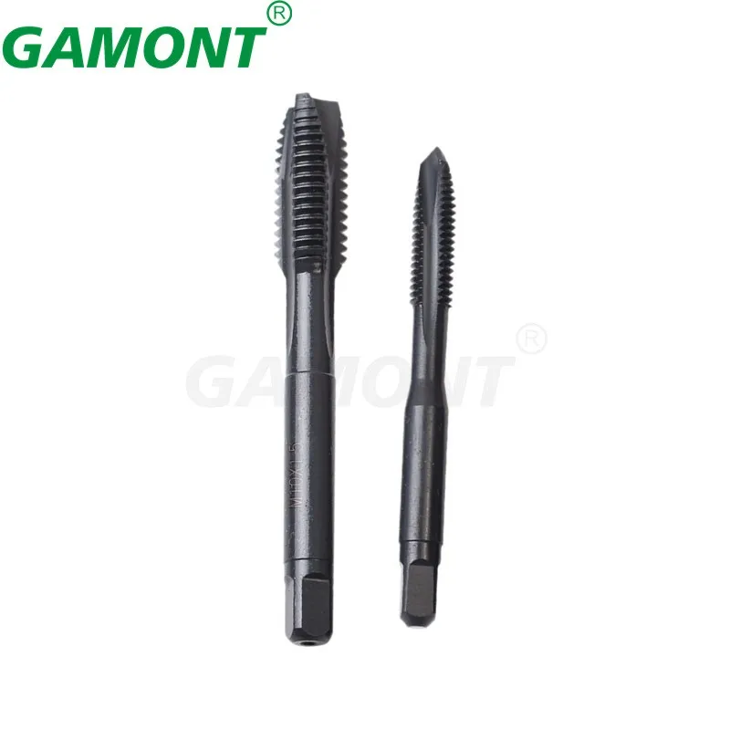 GAMONT Metric Fine Thread Spiral Pointed Taps Pot Straight Flute Thread Screw Plug Tap Threading Tools Working Stainless Steel