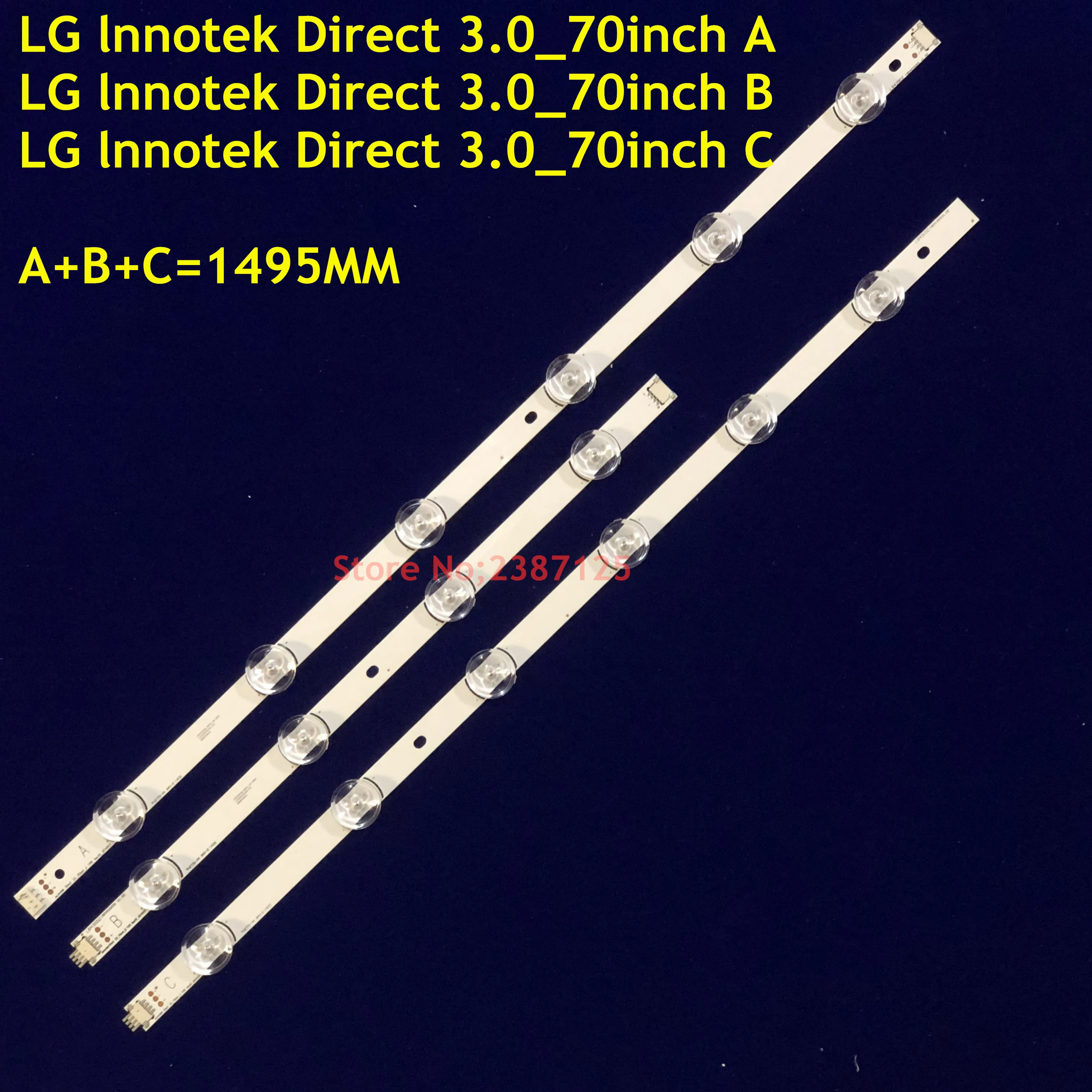 LED Backlight Strip LIG Innotek Direct 3.0-70inch ABC 70GB6500 70GB7200 70LB5610 70LB5700 70LB5800 70LB6560 70LB7100 70LB7200