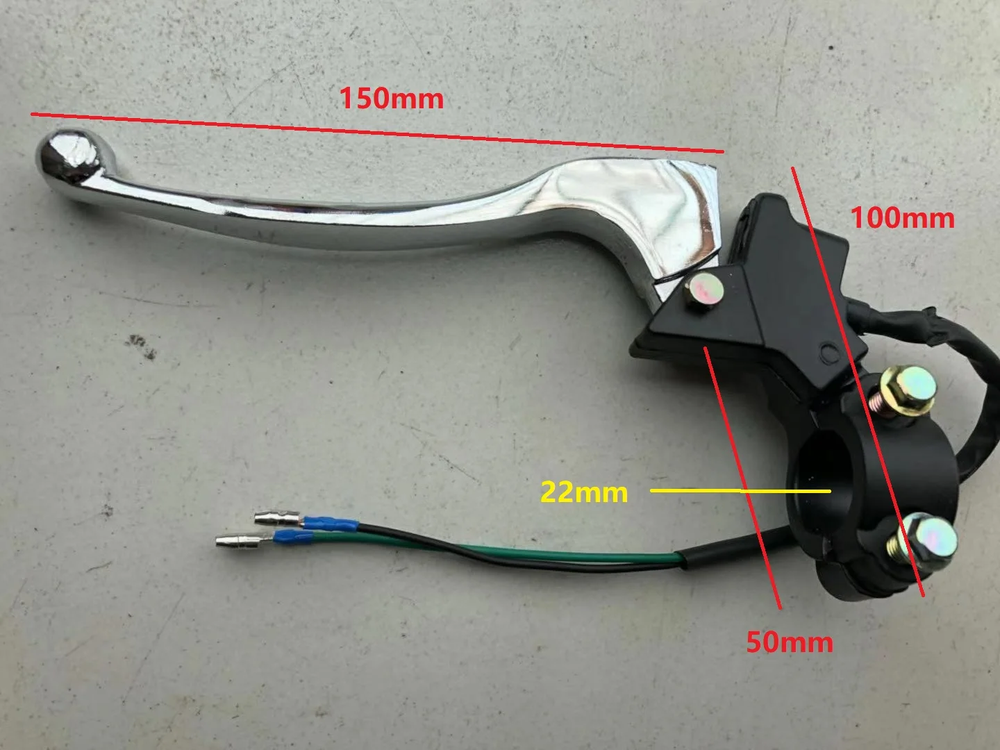 1pcs Left Side Rear Handle Brake Switch Drum brake lever ASSY. For Keeway Chinese Motorcycle for Yamaha Scooter ATV Moped parts