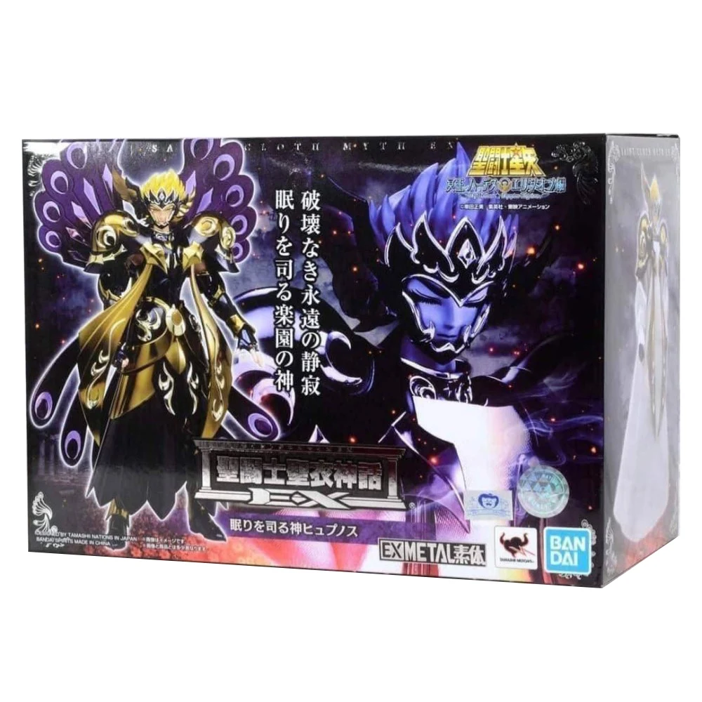 Bandai Saint Seiya Cloth Myth EXM/EX Metal God of Sleep Hypnos Hades Elysion Collectile Model Anime Figure Action Toys 2021