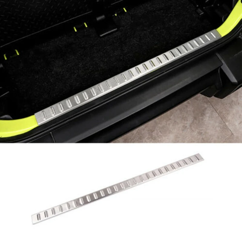 

Car Rear Trunk Cover Tailgate Inner Guard Rear Bumper Scuff Sill Plate for Suzuki Jimny JB64 JB74W 2019 2020