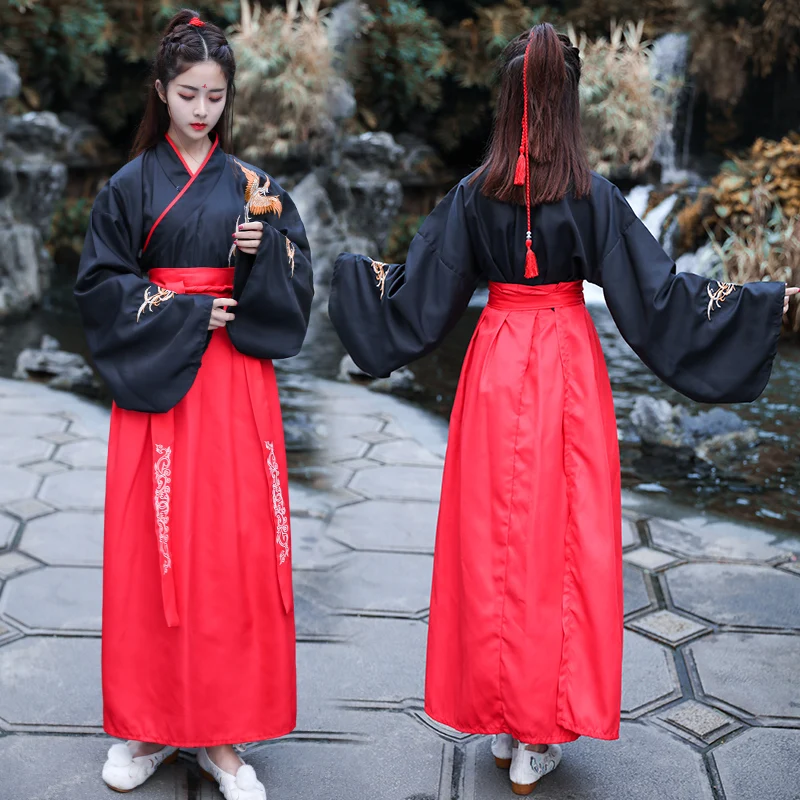 Hanfu Han element para hombre y mujer, ropa de clase china, fotos diarias de graduación, ropa de rendimiento de Artes Marciales antiguas