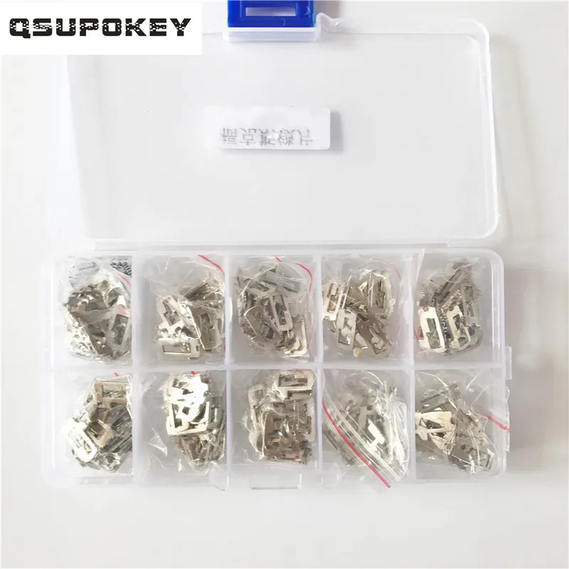 2021 New 200pcs/lot HU101 Car Lock Reed Plate For Ford Focus Fiesta Ecosport Brass Material Locksmith Tools Car Lock Repair Kit