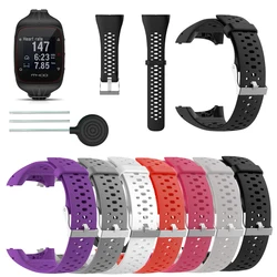Replacement Silicone Wristband Strap for Polar M400 M430 GPS Sports Smart Watch Watchband Bracelet With tool Accessories