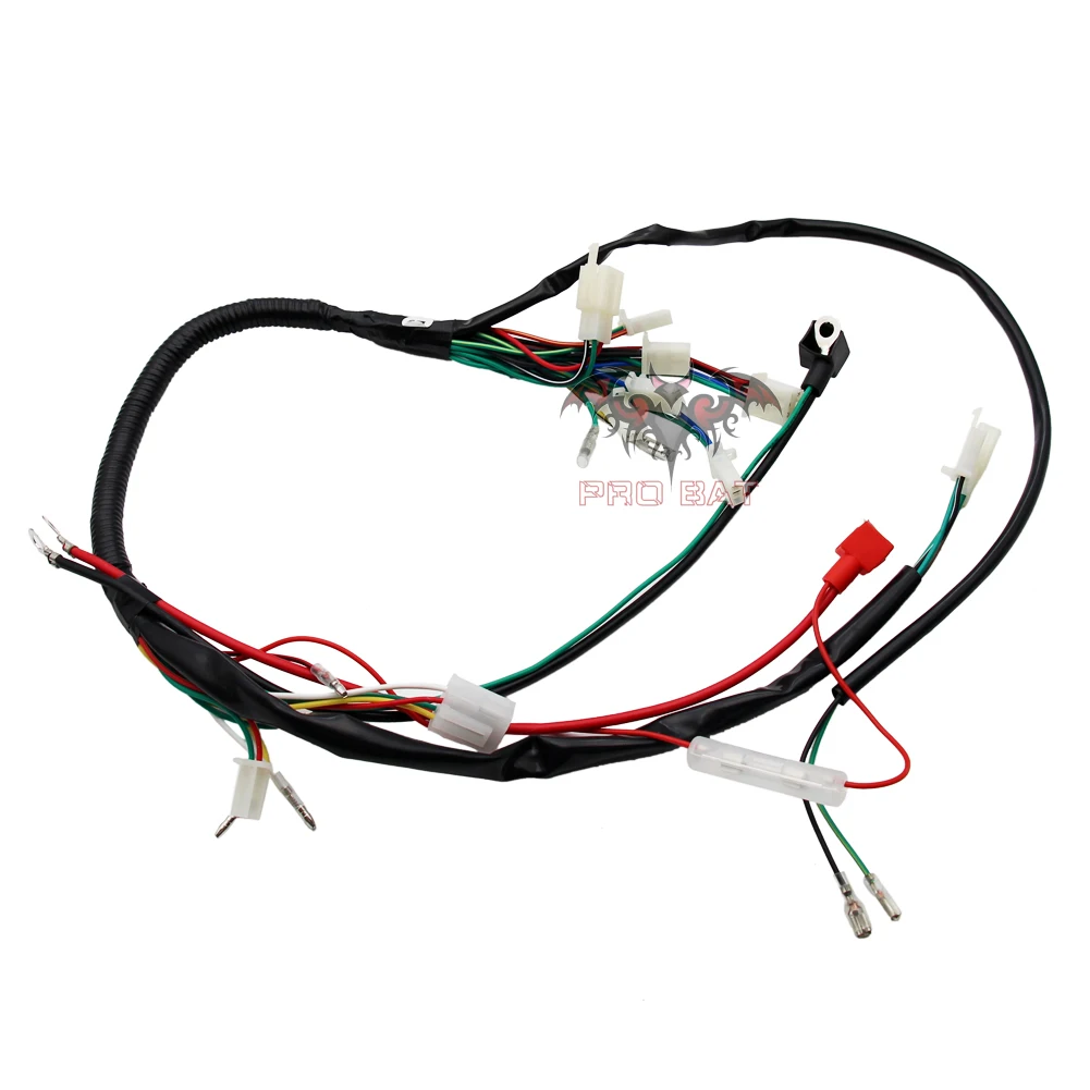 Electric Wiring Harness CDI Ignition Kit for 50CC 70CC 90CC 110CC 125CC ATV QUAD BUGGY