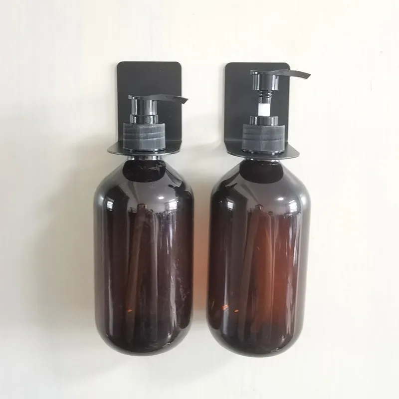 

LIUYUE Press Type Lotion Brown Empty Bottle 500ML Bathroom Shampoo Large-Capacity Emulsion Container Liquid Soap Dispenser