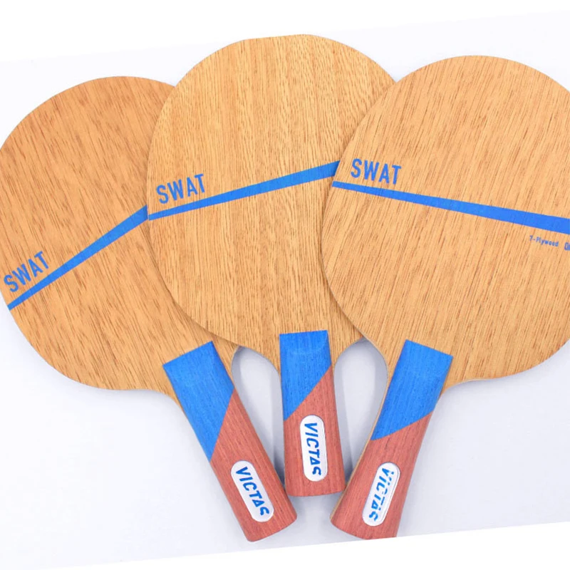 

VICTAS SWAT 5PW CARBON table tennis blade pure wood carbon table tennis racket suit long pimples ping pong game