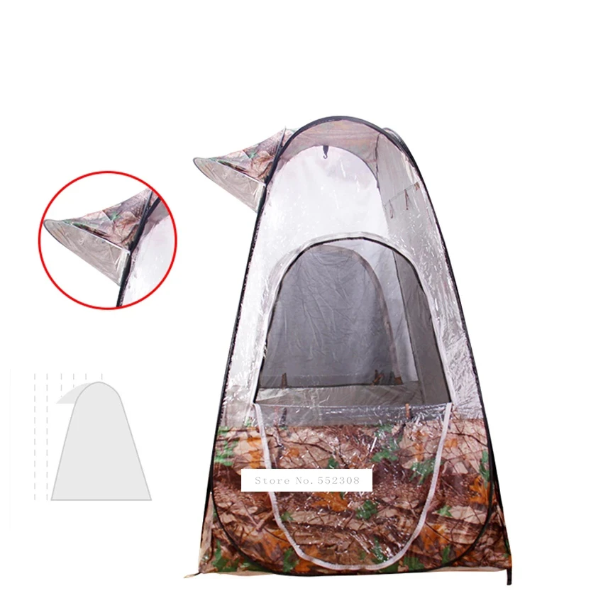 Winter Fishing Tent Single Person Waterproof Summer Pop Up Tent Portable Automatic Opening Outdoor Tent Rainproof UV Protection