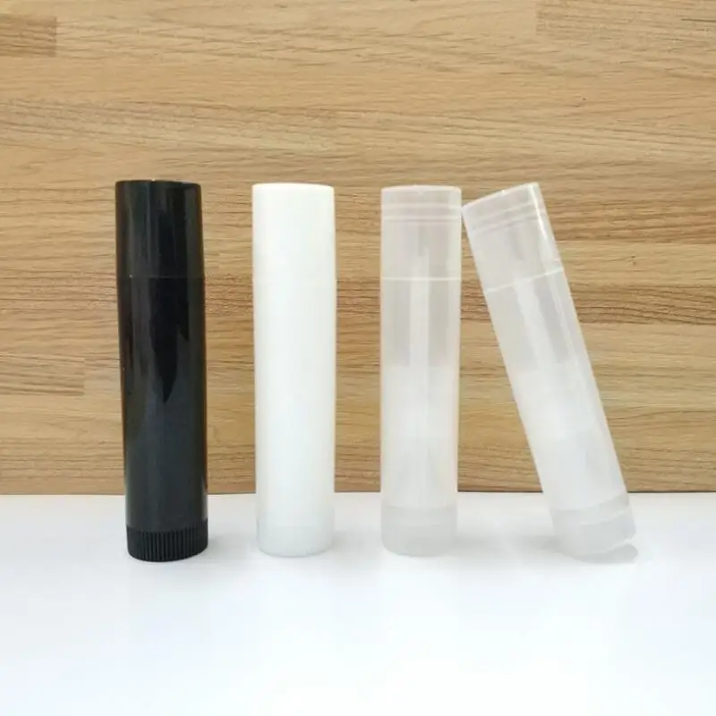 

4.5g Clear Oval Lip Balm Tube 0.15oz white & Matte Transparent Deodorant Container Lotion Bar Twist Empty lipstick LX2631