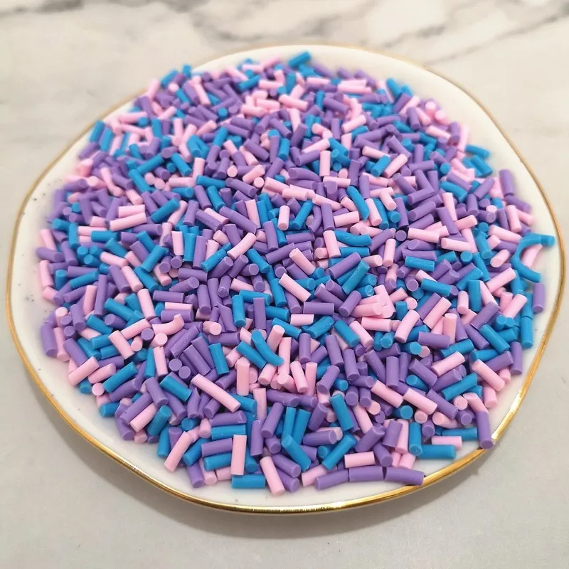 20 gr/los Nette Gefälschte Ton Streusel Bunte Herz Fünf Sterne Schleife Süßigkeiten Streusel für Handwerk Machen, DIY Kuchen Dessert Dekoration – Detail 33