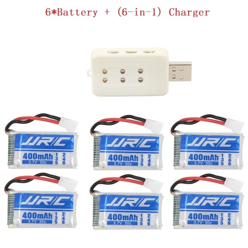 Original 3.7V 400mah 30C Rechargeable Battery for JJRC H31 RC Spare Parts 3.7V Lipo battery and USB charger For JJRC H31