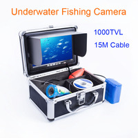 15m/30m/50m Cable 8GB SD Card Video Recorder DVR Fishing Camera 12pcs LEDS 1000tvl Underwater Camera System 7inch Monitor