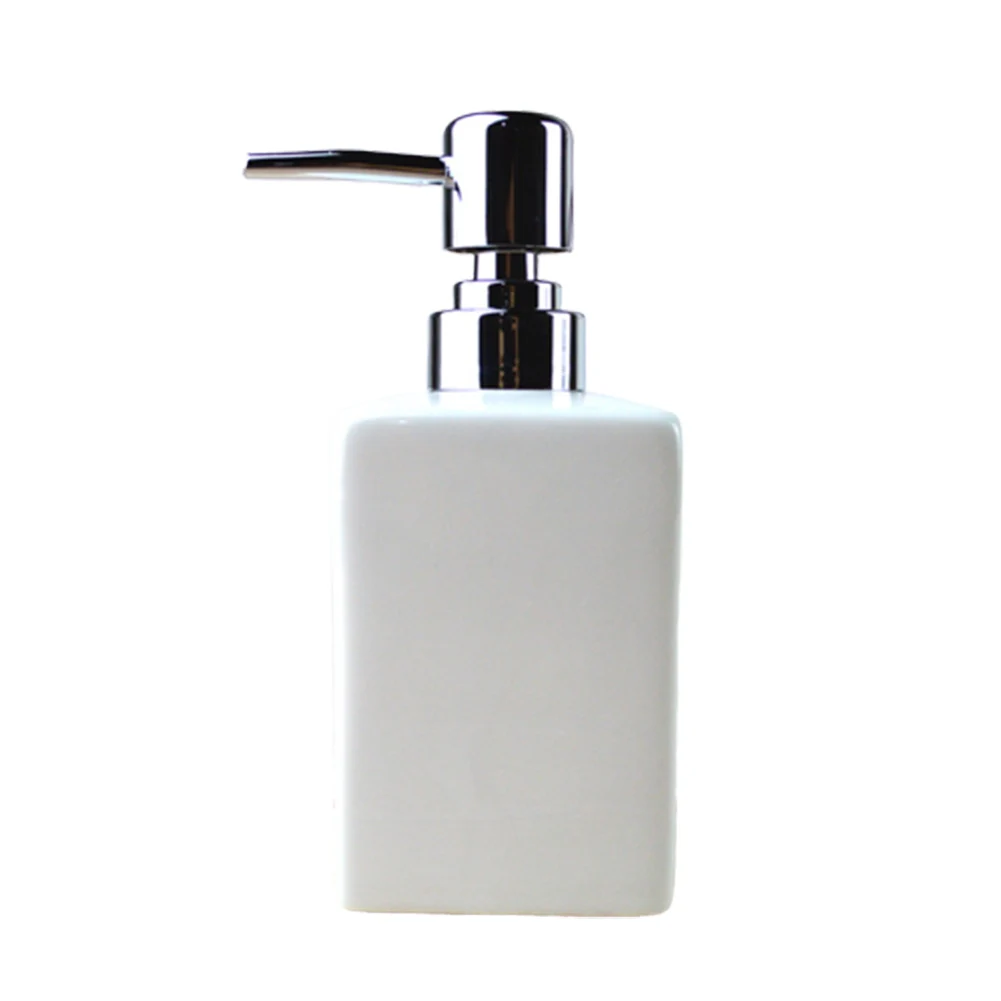 320ml Bathroom Kitchen Ceramic Lotion Liquid Soap Dispenser Bottle Container