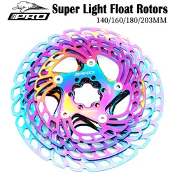 1 pc Colorful Disc Brake Rotor 140mm 160mm 180mm 203mm MTB Brake Rotors bicycle parts 44mm