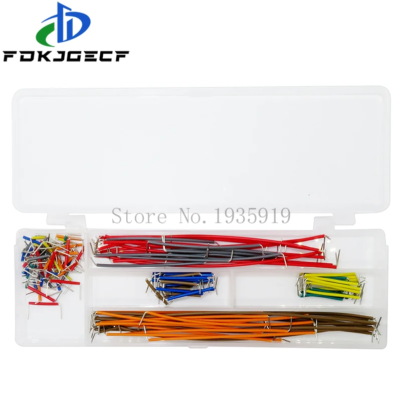 14kind 10strip = 140pcs U Shape Solderless Breadboard Jumper Cable Wire Kit For PCB Bread Board for Arduino