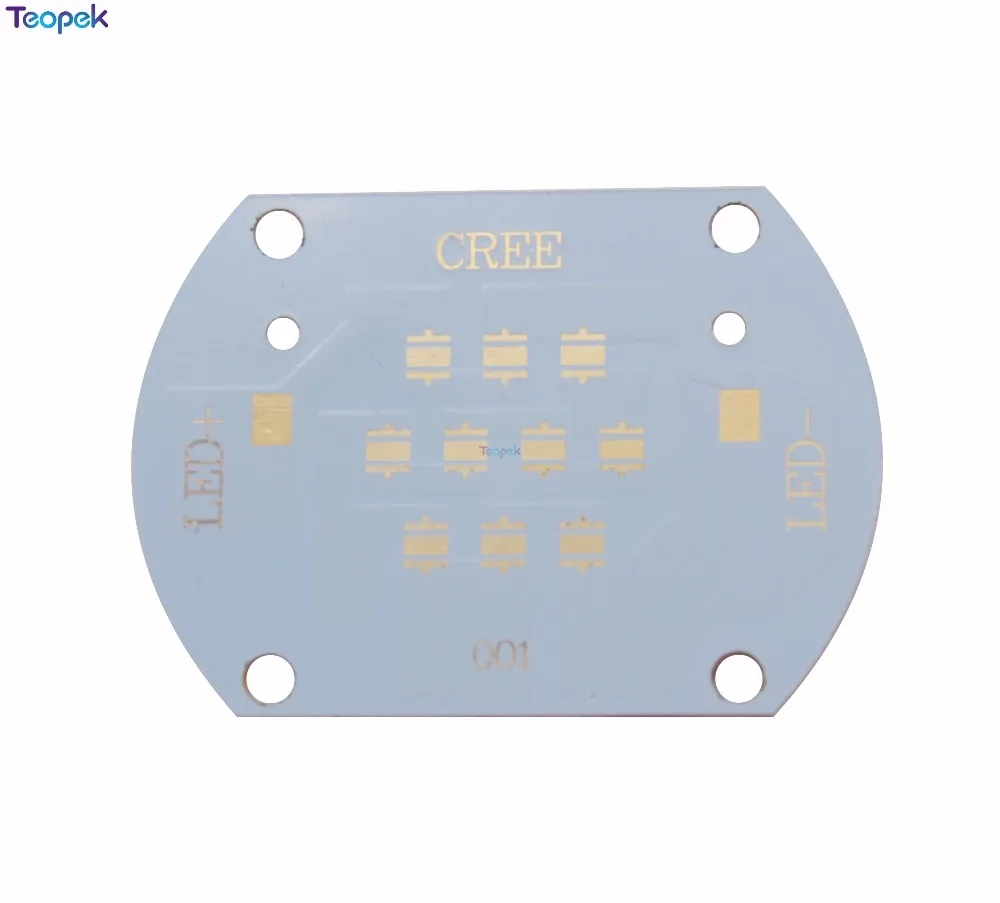 Ledクーパーpcbボードledヒートシンク熱分離ledランプlaseため10個20個3535 cree xpe xte xpg led diy