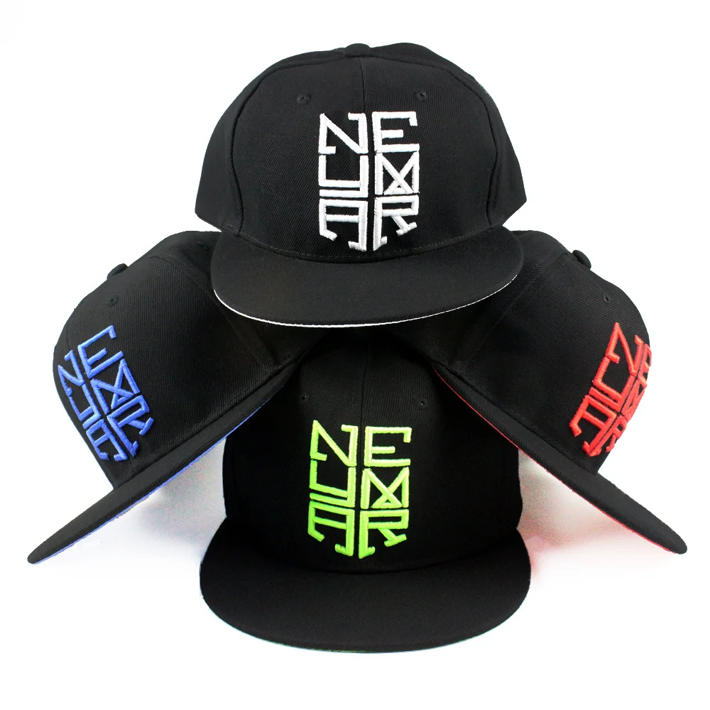 Outdoor Flat Letter Embroidery Unisex Hip Hop Caps Female Men Flat Snapback Hats Cool Street Shade Rap Singer Athlete Play  PY15