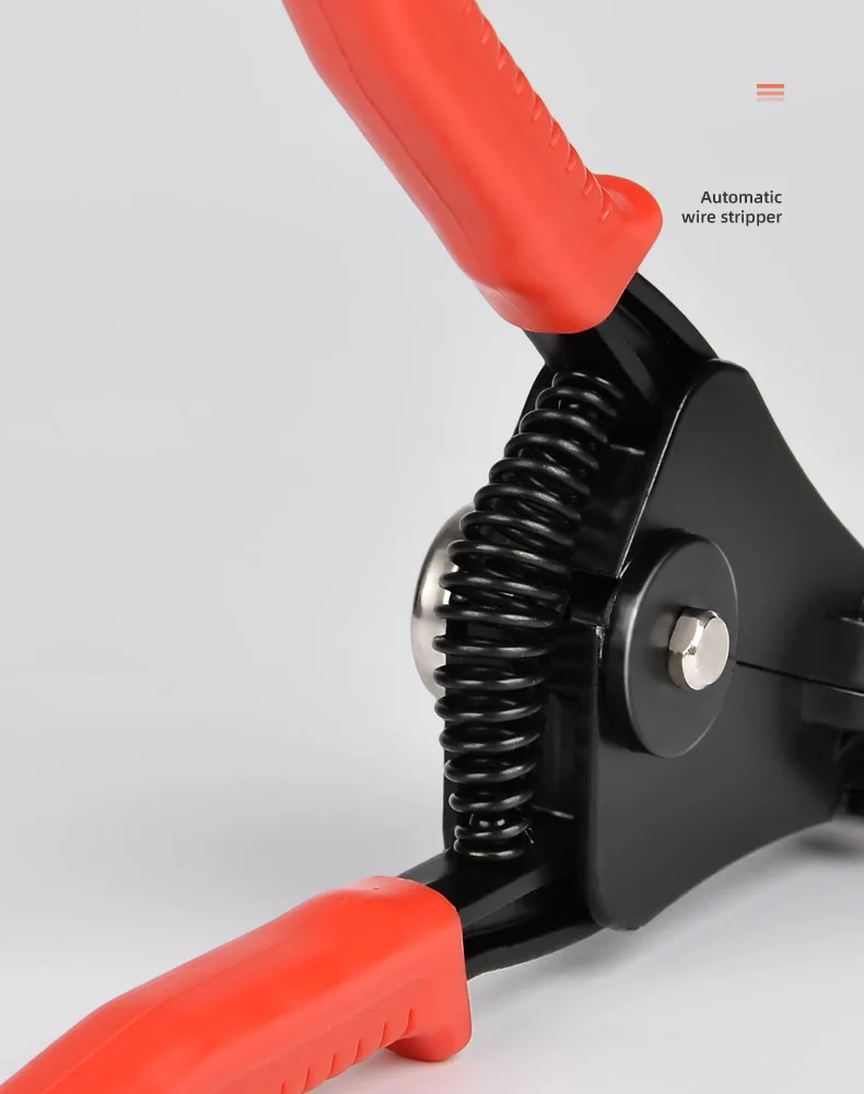 Multifunktionale automatische Abisolierzange HS-700A/B Crimpzange für Kabelenden 0,25-6 mm² Netzwerkkabelklemme und -schneider – Detail 4
